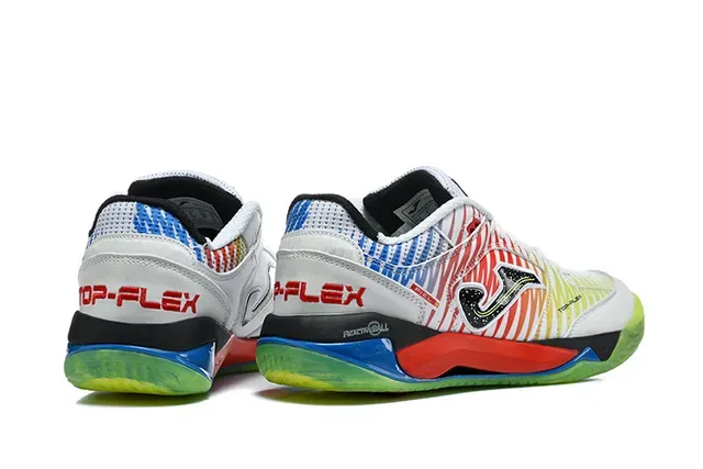 Joma Flex Multicolor Striped Synthetic Cage Lifestyle Sneakers 7