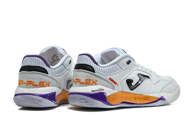 Joma Pilar White Purple Orange Lifestyle Sneakers 5