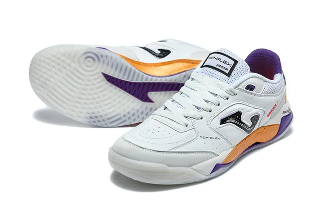 Joma Pilar White Purple Orange Lifestyle Sneakers 6