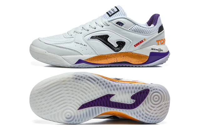 Joma Pilar White Purple Orange Lifestyle Sneakers 8