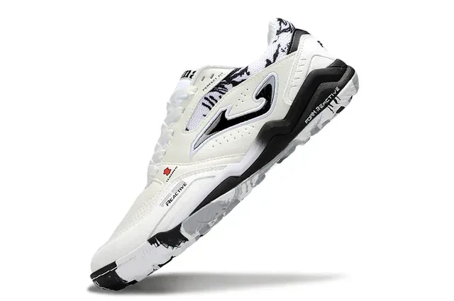 Joma White Black Low-Top Synthetic-Mesh Upper Sneakers 3