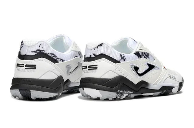 Joma White Black Low-Top Synthetic-Mesh Upper Sneakers 5