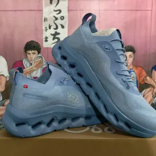 Loewe Cloud Tech Phase Light Blue Knit Chunky Sneakers