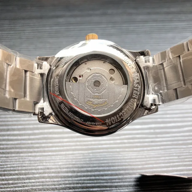 Longines Master Collection Cadran Blanco Fase Lunar Reloj Mecánico 3