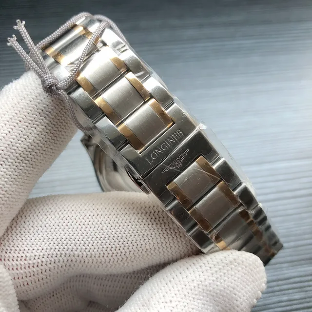 Longines Master Collection Cadran Blanco Fase Lunar Reloj Mecánico 4