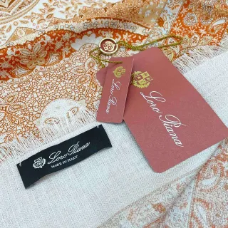 Loro Piana Paisley Print Cashmere Scarf