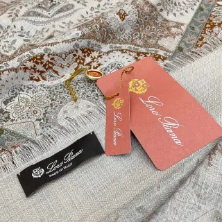 Loro Piana Paisley-Print Fringed Shawl