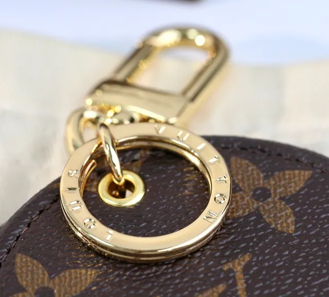 Louis Vuitton Brown Beige Circular Layered Leather Monogram Canvas Handbag 8