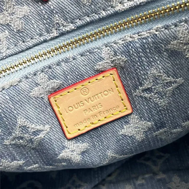 Louis Vuitton Denim Monogram Braided Handle Handbag 3
