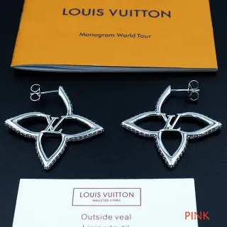 Louis Vuitton Floral Monogram Pavé Earrings