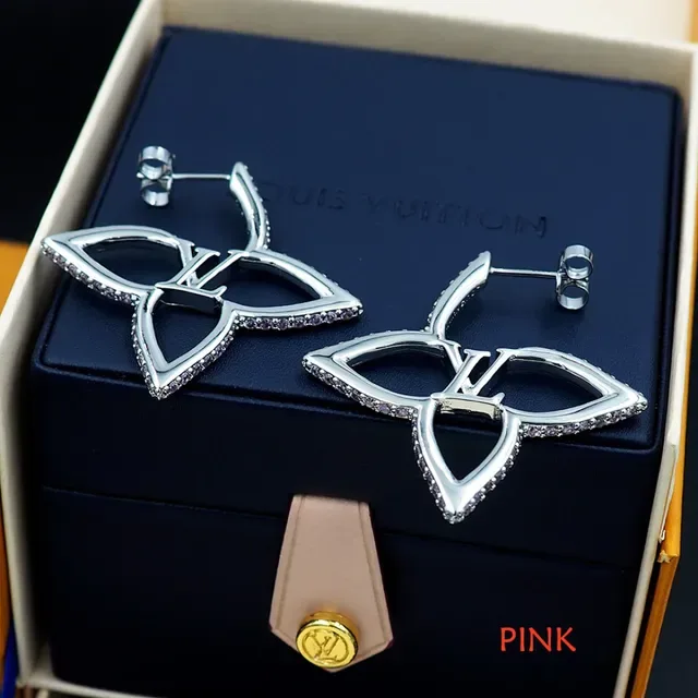 Louis Vuitton Floral Monogram Pavé Earrings 2