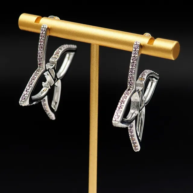 Louis Vuitton Floral Monogram Pavé Earrings 4