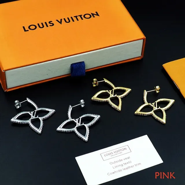 Louis Vuitton Floral Monogram Pavé Earrings 6