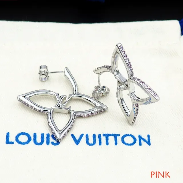 Louis Vuitton Floral Monogram Pavé Earrings 9