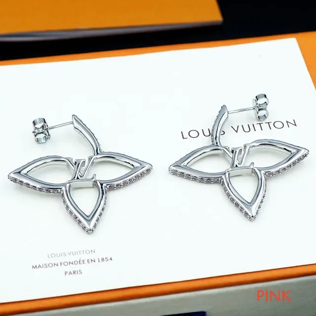 Louis Vuitton Floral Monogram Pavé Earrings 10
