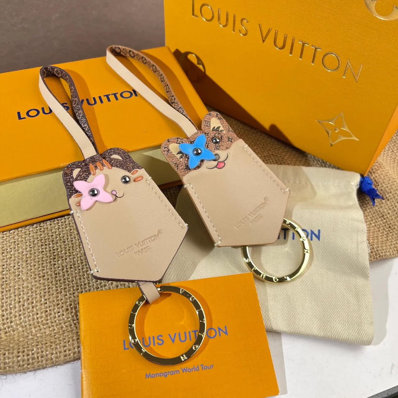 Louis Vuitton Flower Character Orange Blue Sculpted Floral Charm Leather Petal Construction Crossbody Bag 21