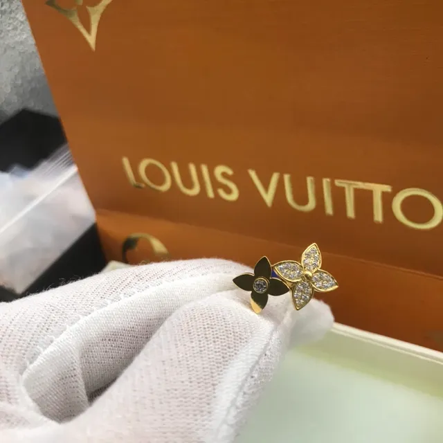 Louis Vuitton Bague Fleur Or bicolore Pavé Cristal 6