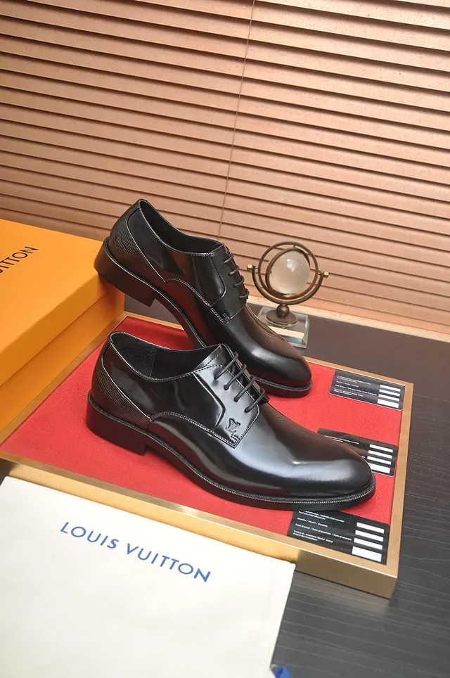 Louis Vuitton Chaussures Oxford Noir Brillant Cap Toe 4