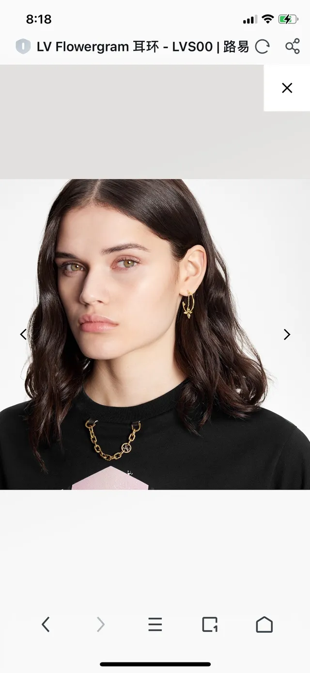 Louis Vuitton Gold-Tone Asymmetrical Floral and Sphere Charm Earrings 7