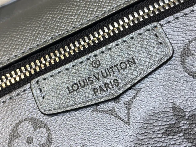 Louis Vuitton Gray Monogram-Printed Leather Structured Rectangular Silhouette Crossbody Bag 4