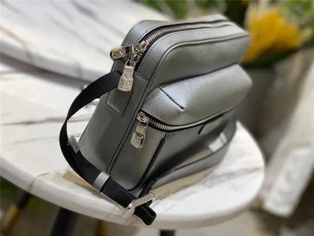 Louis Vuitton Gray Monogram-Printed Leather Structured Rectangular Silhouette Crossbody Bag 9