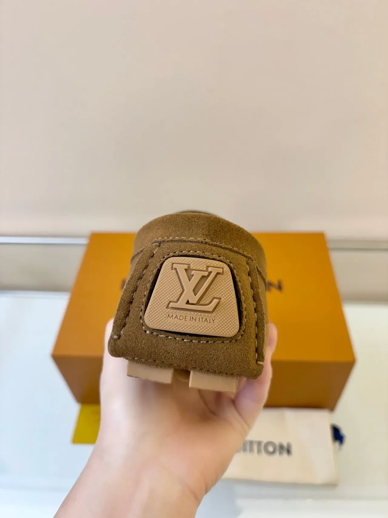 Louis Vuitton Horsebit 1955 Loafer Tan Suede Loafers 4