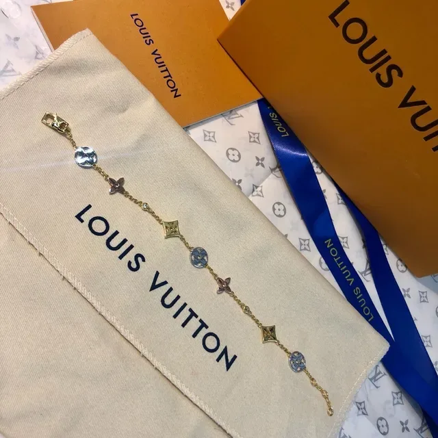 Louis Vuitton IDYLLÉ BLOSSOM 18K Gold Diamond Pearl Bracelet 4