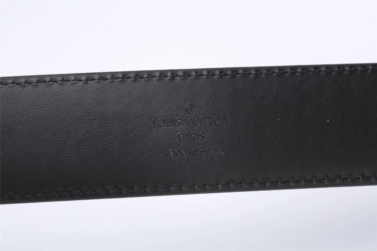 Louis Vuitton Initiales Damier Graphite Reversible Leather Belt 8