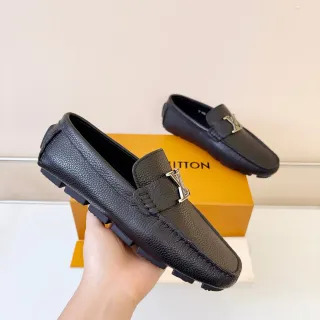 Louis Vuitton लুফার काला रूपाली दाना चामड़ा LV মোনোগ্রাম বাকেল লুফার