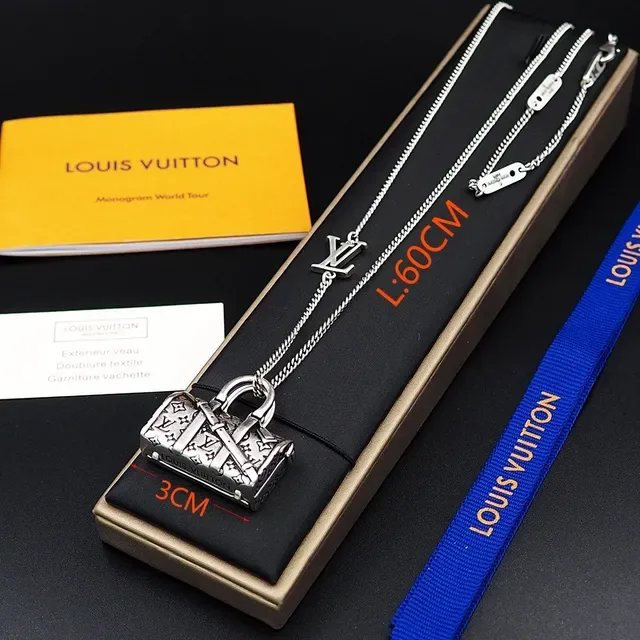 Louis Vuitton LV Icons Keepall Bag Pendant Necklace 8