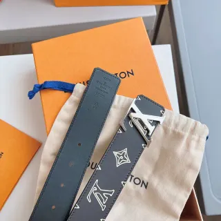 Louis Vuitton LV Initiales Monogram Leather Belt