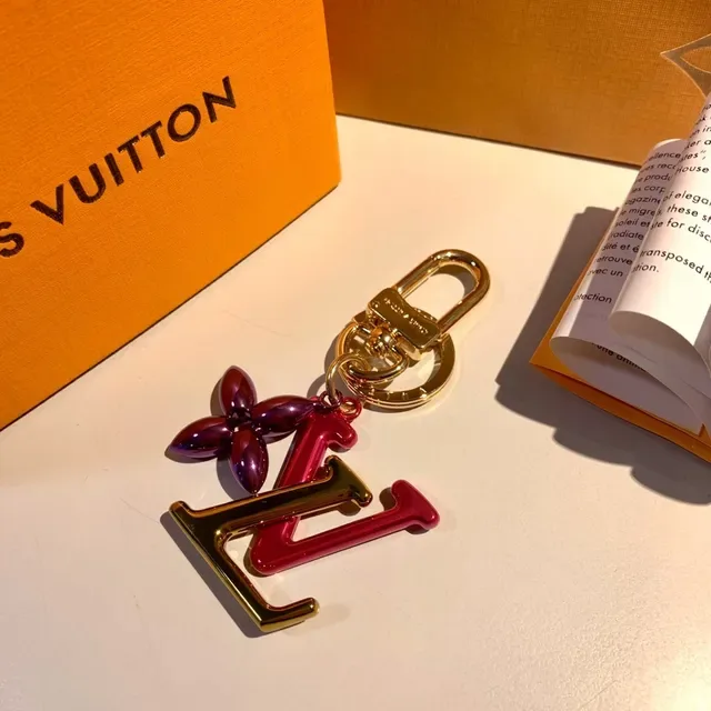 Louis Vuitton LV Monogram Flower Charm Pink Gold Metallic Crossbody Bag 3