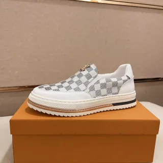 Louis Vuitton LV Trainer Damier Check White Lifestyle Sneakers