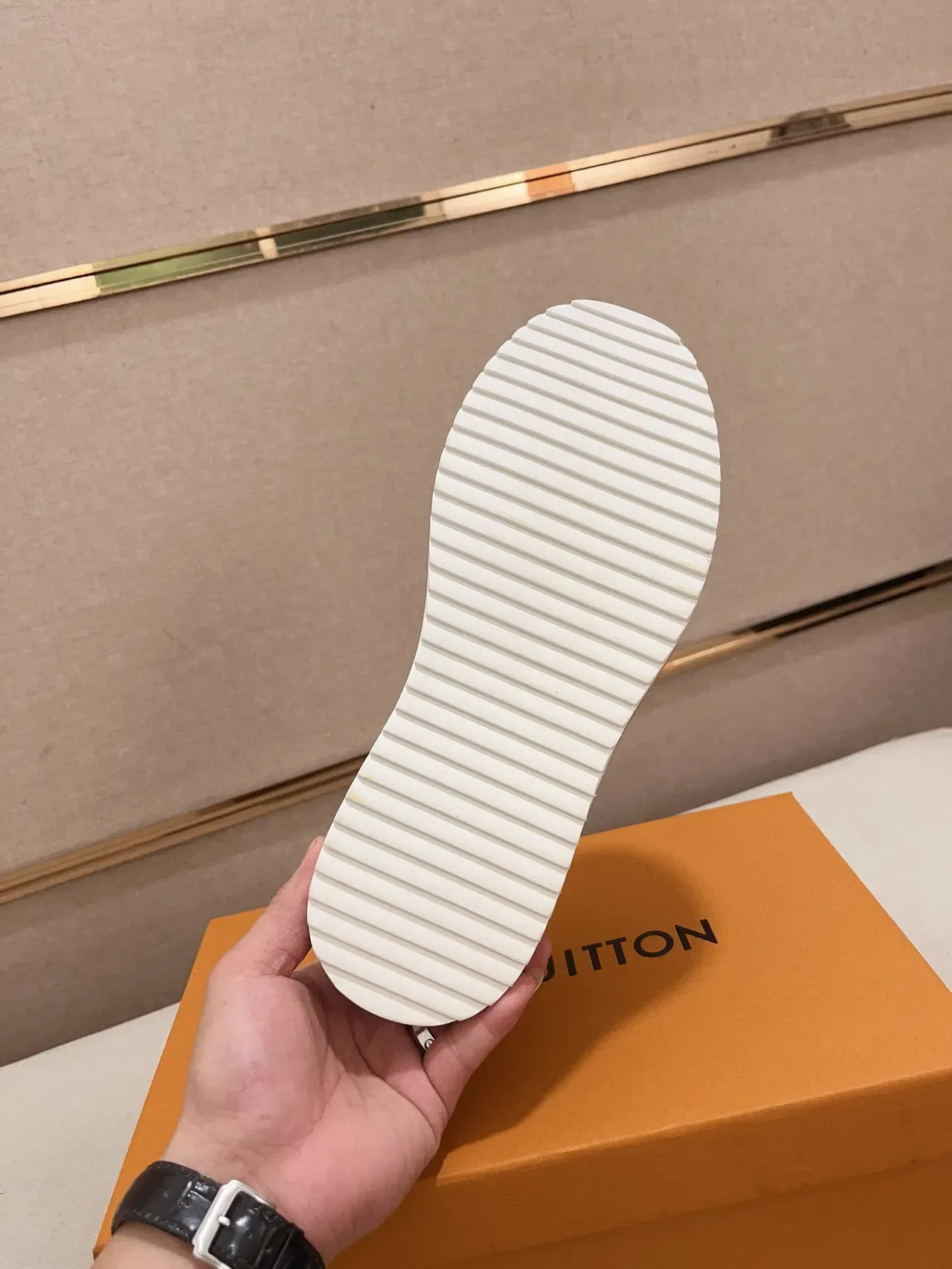 Louis Vuitton LV Trainer Damier Check সাদা লাইফস্টাইল স্নিকার্স 9