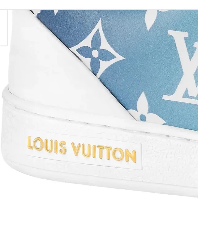 Louis Vuitton LV Trainer Gradient Blue Monogram Lifestyle Sneakers 4