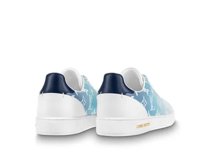 Louis Vuitton LV Trainer Gradient Blue Monogram Lifestyle Sneakers 6