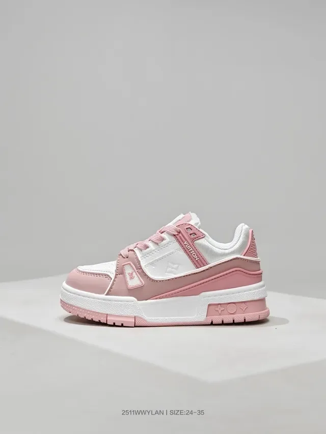 Louis Vuitton LV Trainer Vert Blanc Fermeture Multi-Strap Semelle Chunky Plateforme Sneakers Lifestyle 9