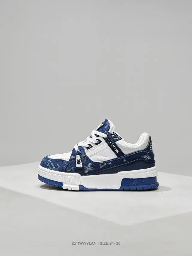 Louis Vuitton LV Trainer Vert Blanc Fermeture Multi-Strap Semelle Chunky Plateforme Sneakers Lifestyle 19