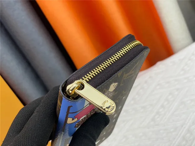 Louis Vuitton Monograma Lona Ilustrada Gráfica Carteira Longa 5