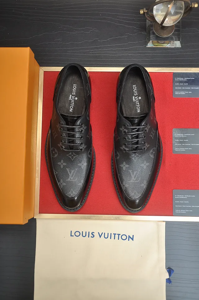 Louis Vuitton Monogram Cap-Toe Oxford Shoes 5