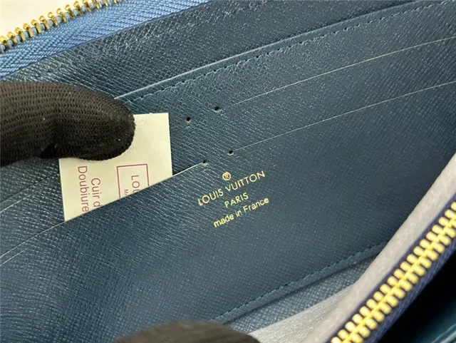 Louis Vuitton Monogram Denim Zip-Around Long Wallet 2