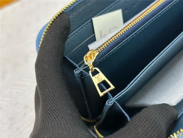 Louis Vuitton Monogram Denim Zip-Around Long Wallet 3