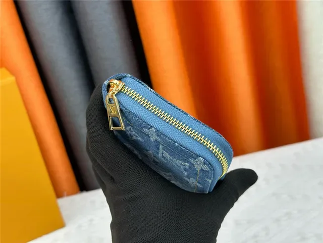 Louis Vuitton Monogram Denim Zip-Around Long Wallet 6