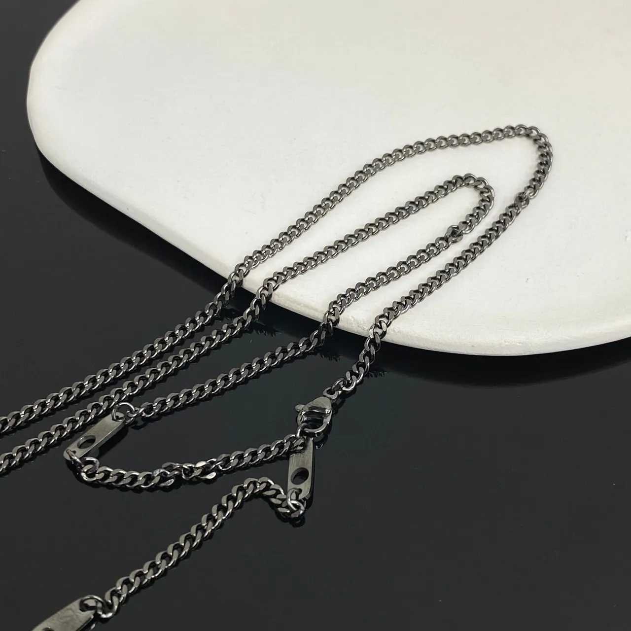 Louis Vuitton Monogram Disc and Flower Charm Necklace 4
