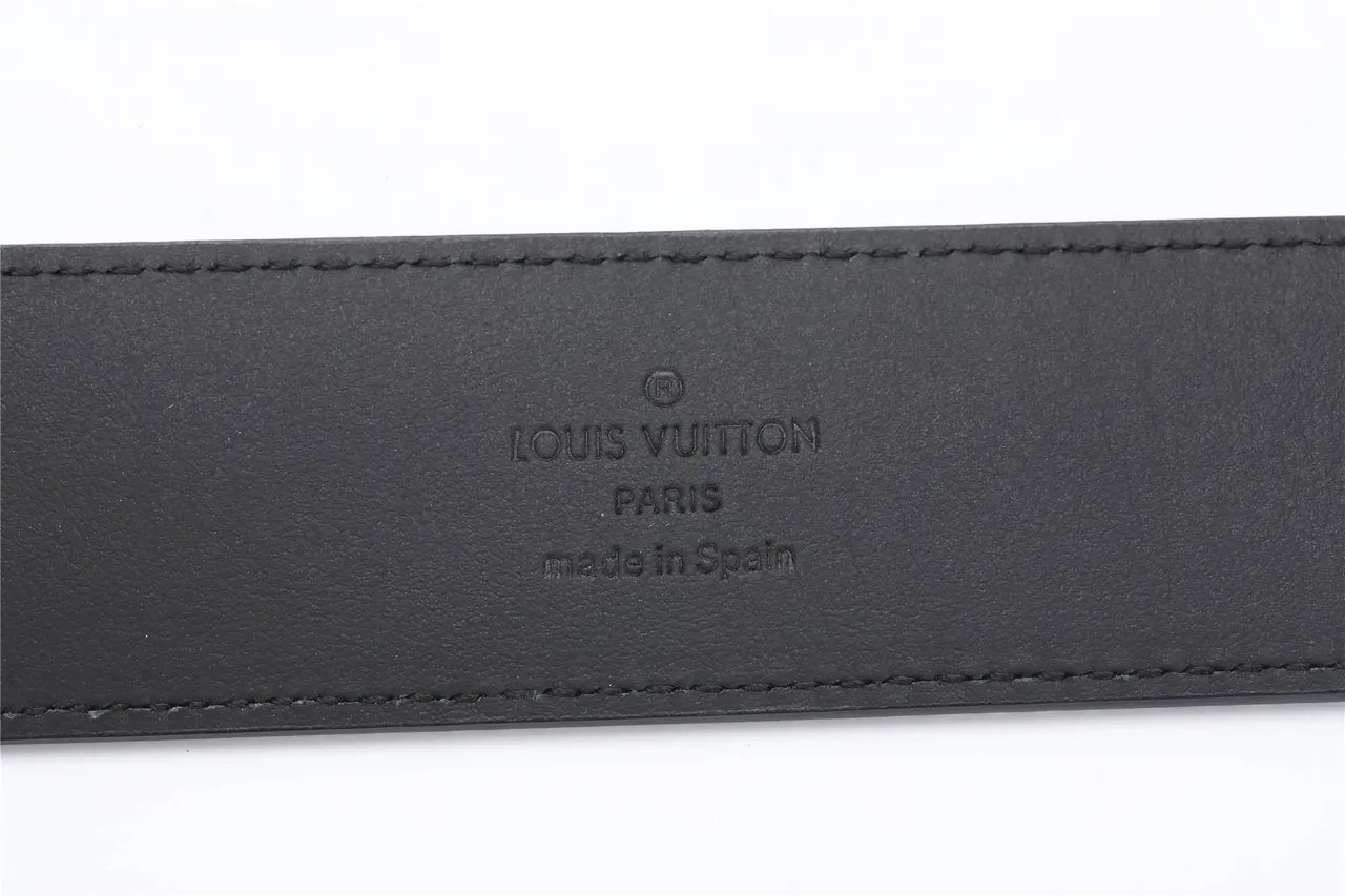 Louis Vuitton Monogram Eclipse Print Leather Belt 7