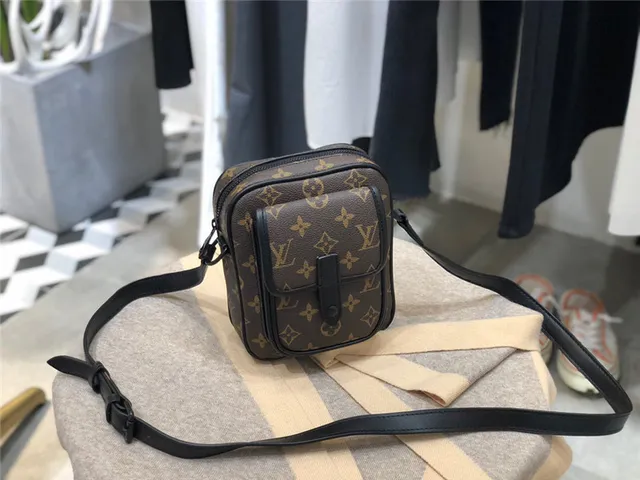 Louis Vuitton Monogram Eclipse Square Crossbody Bag 9