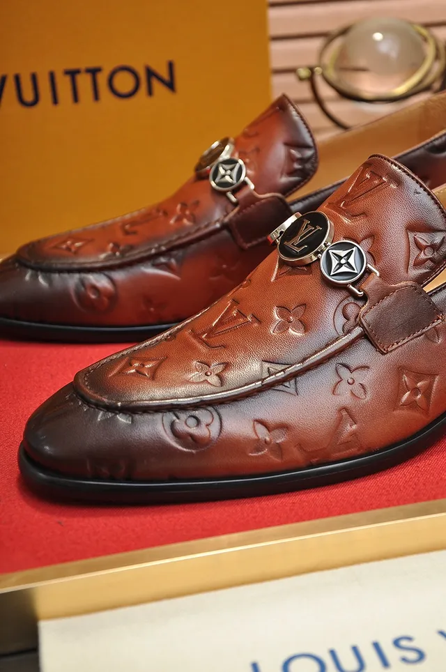 Louis Vuitton Monogram Embossed Leather Loafer 2