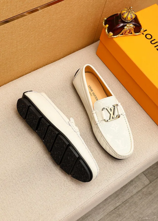 Louis Vuitton Monogram-Embossed Twist-Lock Loafer 3