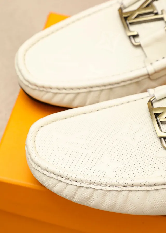 Louis Vuitton Monogram-Embossed Twist-Lock Loafer 6