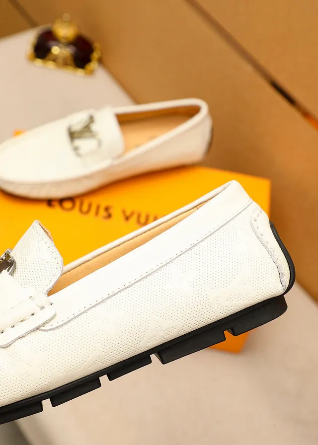 Louis Vuitton Monogram-Embossed Twist-Lock Loafer 7